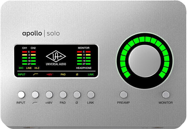 Thunderbolt Audio interfész Universal Audio Apollo Solo Heritage Edition