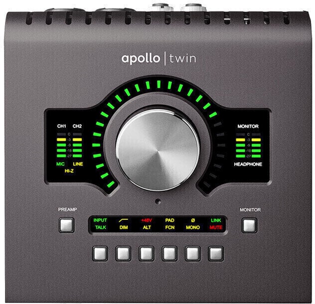 Thunderbolt audio-interface - geluidskaart Universal Audio Apollo Twin MKII DUO Heritage Edition (Alleen uitgepakt)