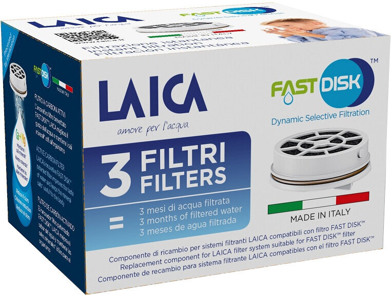Hervidora filtradora Laica Fast Fast Disk