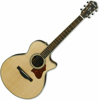 Guitare Jumbo acoustique-électrique Ibanez AE205JR-OPN Open Pore Natural - 1