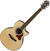 Elektroakustinen kitara Ibanez AE205JR-OPN Open Pore Natural
