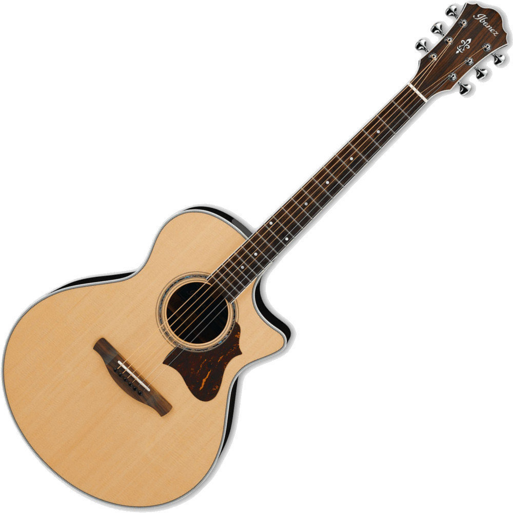 Jumbo elektro-akoestische gitaar Ibanez AE800-NT Natural High Gloss