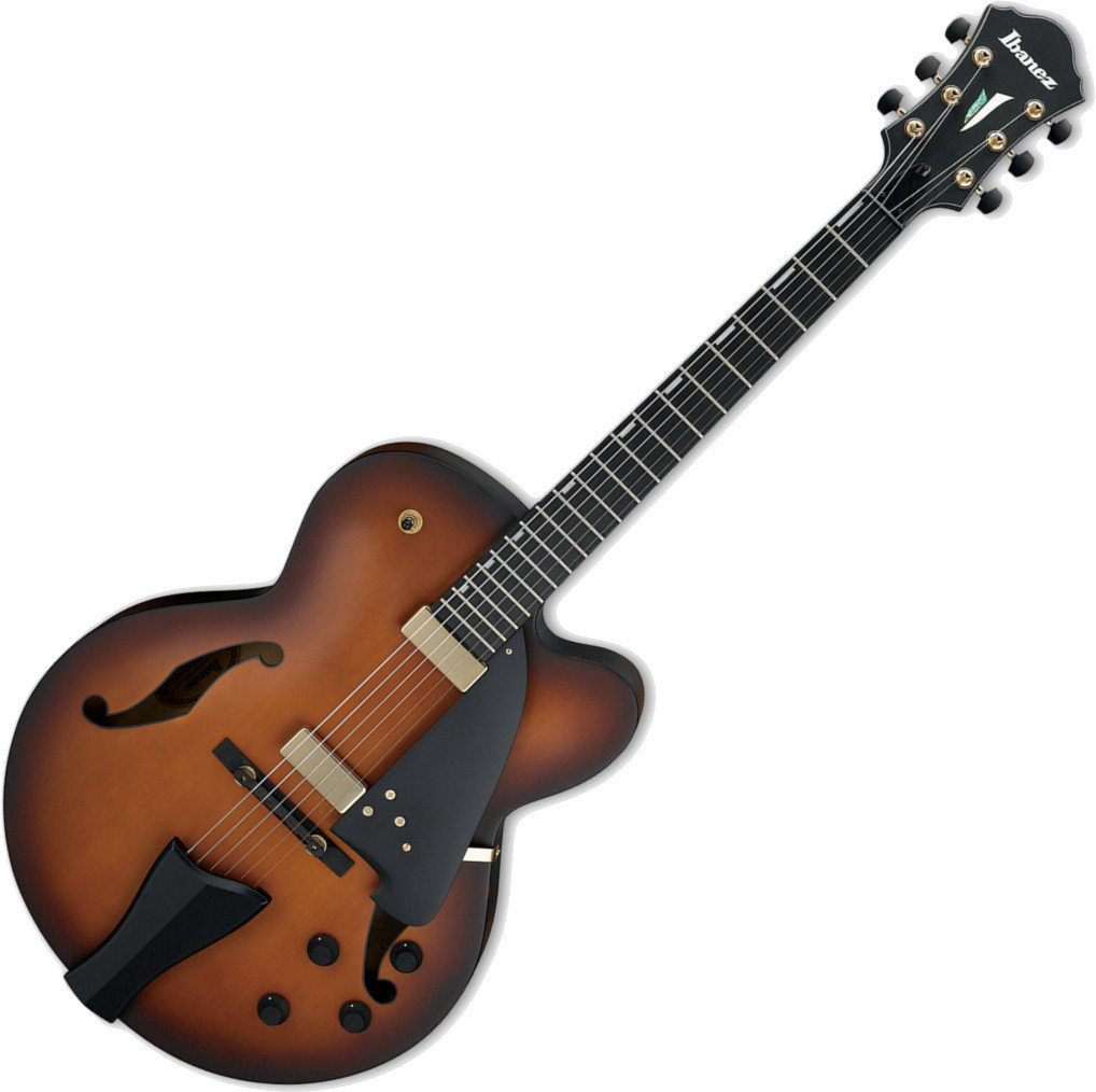 Semi-akoestische gitaar Ibanez AFC95-VLM Violin Matte