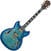 Halvakustisk guitar Ibanez AS153 JBB Jet Blue Burst