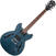 Semi-akoestische gitaar Ibanez AS53-TBF Transparent Blue Flat