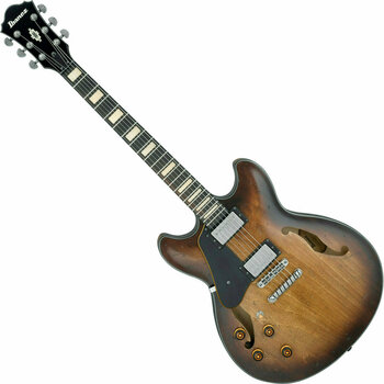 Semi-Acoustic Guitar Ibanez ASV10AL Tobacco Burst Low Gloss - 1