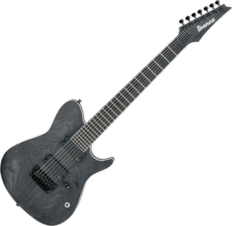 7-strängad elgitarr Ibanez FRIX7FEAH Charcoal Stained Flat