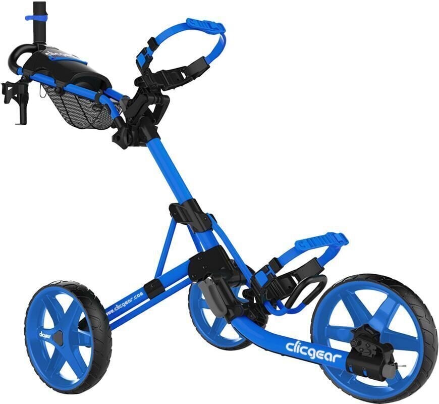 Manuálny golfový vozík Clicgear Model 4.0 Matt Blue Manuálny golfový vozík