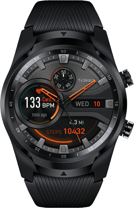 Smart Ρολόι Mobvoi TicWatch Pro 4G Black