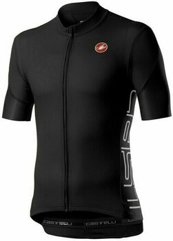 Kolesarski dres, majica Castelli Entrata V Jersey Light Black S - 1