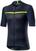 Cycling jersey Castelli Unlimited Jersey Jersey Dark Steel Blue/Chartreus XL