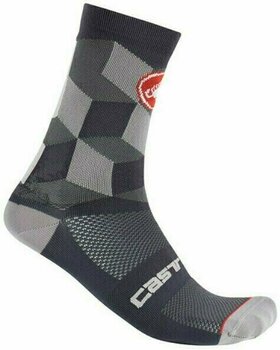 Biciklistički čarape Castelli Unlimited 15 Dark Gray S/M Biciklistički čarape - 1