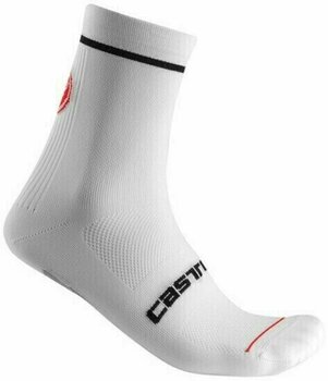 Cyklo ponožky Castelli Entrata 13 Sock White 2XL Cyklo ponožky - 1