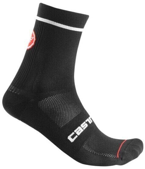 Cyklo ponožky Castelli Entrata 13 Sock Black 2XL Cyklo ponožky