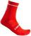 Чорапи за колоездене Castelli Entrata 13 Sock Red S/M Чорапи за колоездене