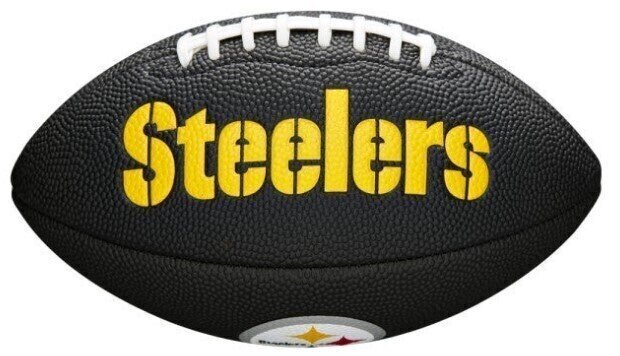 American football Wilson NFL Team Soft Touch Mini Pittsburgh Steelers Black American football