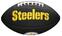Amerikansk fotboll Wilson NFL Team Soft Touch Mini Pittsburgh Steelers Black Amerikansk fotboll
