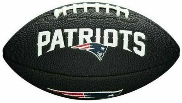 Американски футбол Wilson NFL Team Soft Touch Mini New England Patriots Black Американски футбол - 1