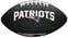 Fútbol americano Wilson NFL Team Soft Touch Mini New England Patriots Black Fútbol americano
