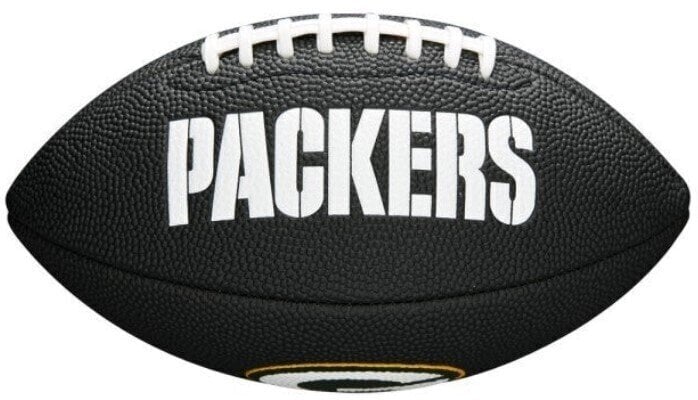 Futbol amerykański Wilson NFL Team Soft Touch Mini Green Bay Packers Black Futbol amerykański