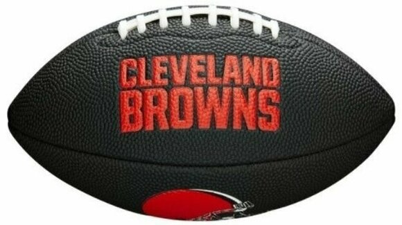 Американски футбол Wilson NFL Team Soft Touch Mini Cleveland Browns Black Американски футбол - 1