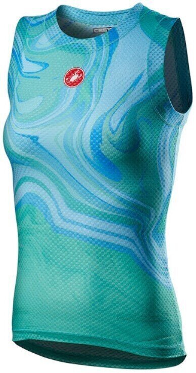 Maillot de cyclisme Castelli Pro Mesh W Sleeveless Sous-vêtements fonctionnels Celeste L