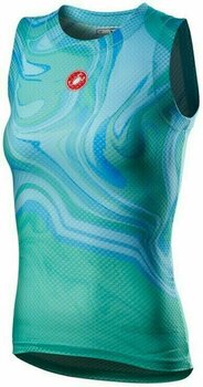 Tricou ciclism Castelli Pro Mesh W Sleeveless Lenjerie funcțională Celeste L - 1