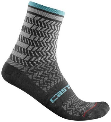 Cycling Socks Castelli Avanti 12 Sock Dark Gray S/M Cycling Socks