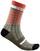 Kolesarske nogavice Castelli Maison 18 Sock Bark Green/Fiery Red S/M Kolesarske nogavice