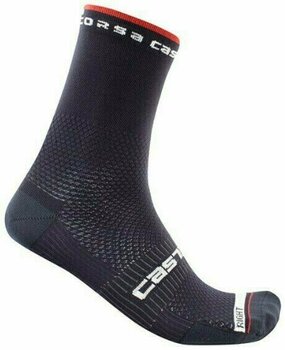 Kerékpáros zoknik Castelli Rosso Corsa Pro 15 Sock Savile Blue L/XL Kerékpáros zoknik - 1