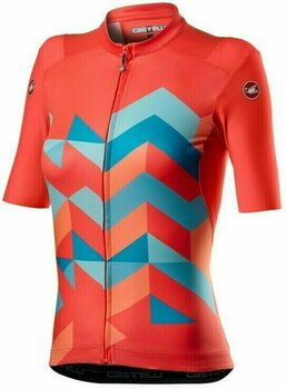 Odzież kolarska / koszulka Castelli Unlimited W Jersey Golf Brilliant Pink M - 1