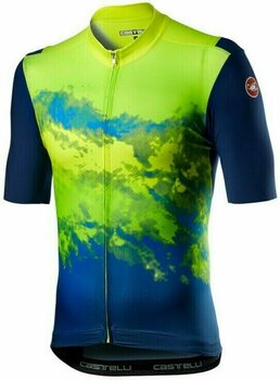 Camisola de ciclismo Castelli Polvere Jersey Jersey Yellow Fluo M - 1