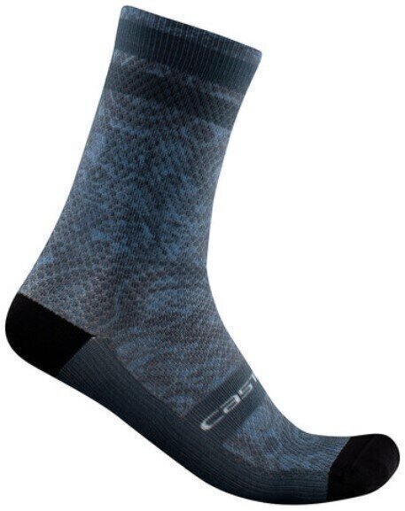 Kolesarske nogavice Castelli Maison 18 Sock Dark Steel Blue L/XL Kolesarske nogavice