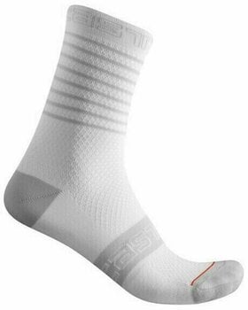 Чорапи за колоездене Castelli Superleggera W 12 Sock White L/XL Чорапи за колоездене - 1