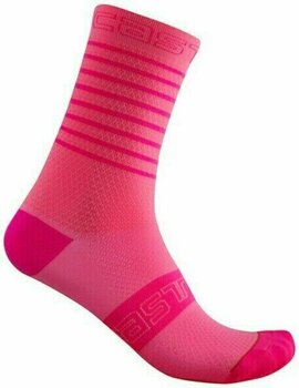 Чорапи за колоездене Castelli Superleggera Brilliant Pink L/XL Чорапи за колоездене - 1
