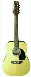 12-string Acoustic-electric Guitar Ashton D25-12 Natural - 1