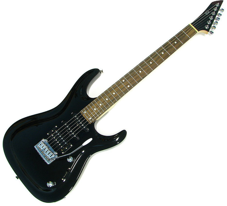 Electric guitar PSD MG1 Super Strat-Black