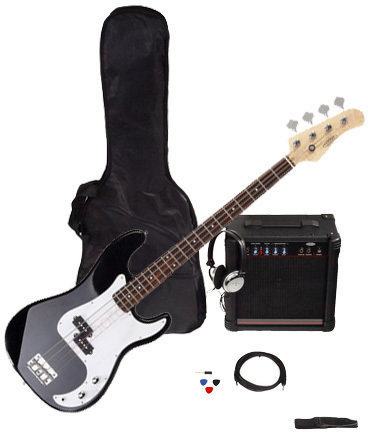 E-Bass Soundking ZH15WB3 Bass Guitar Pack