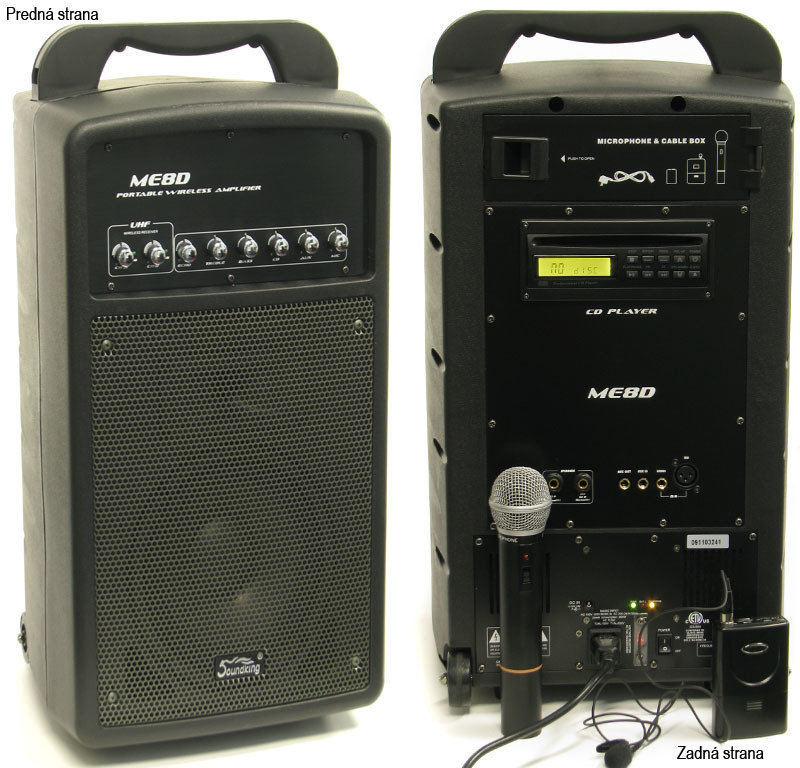 Batterij-PA-systeem Soundking ME 8 D