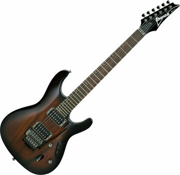 Guitare électrique Ibanez S520 transparent Black Sunburst High Gloss - 1