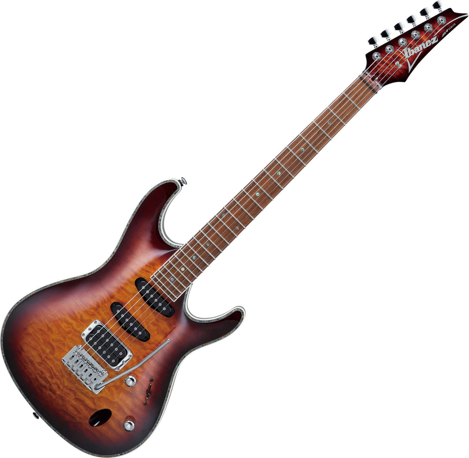 Guitare électrique Ibanez SA460QM Antique Brown Burst
