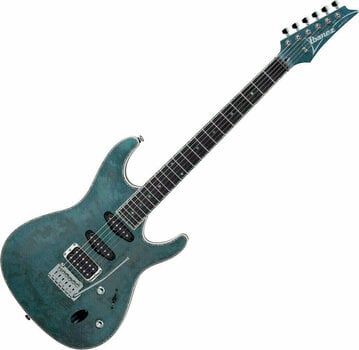 Electric guitar Ibanez SA560MB Aqua Blue Flat - 1