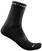 Чорапи за колоездене Castelli Rosso Corsa W 11 Sock Black L/XL Чорапи за колоездене