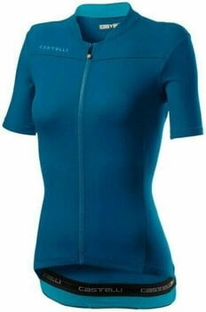 Odzież kolarska / koszulka Castelli Anima 3 Jersey Golf Celeste/Marine Blue XL - 1