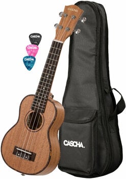 Szoprán ukulele Cascha HH2026L Szoprán ukulele Natural - 1