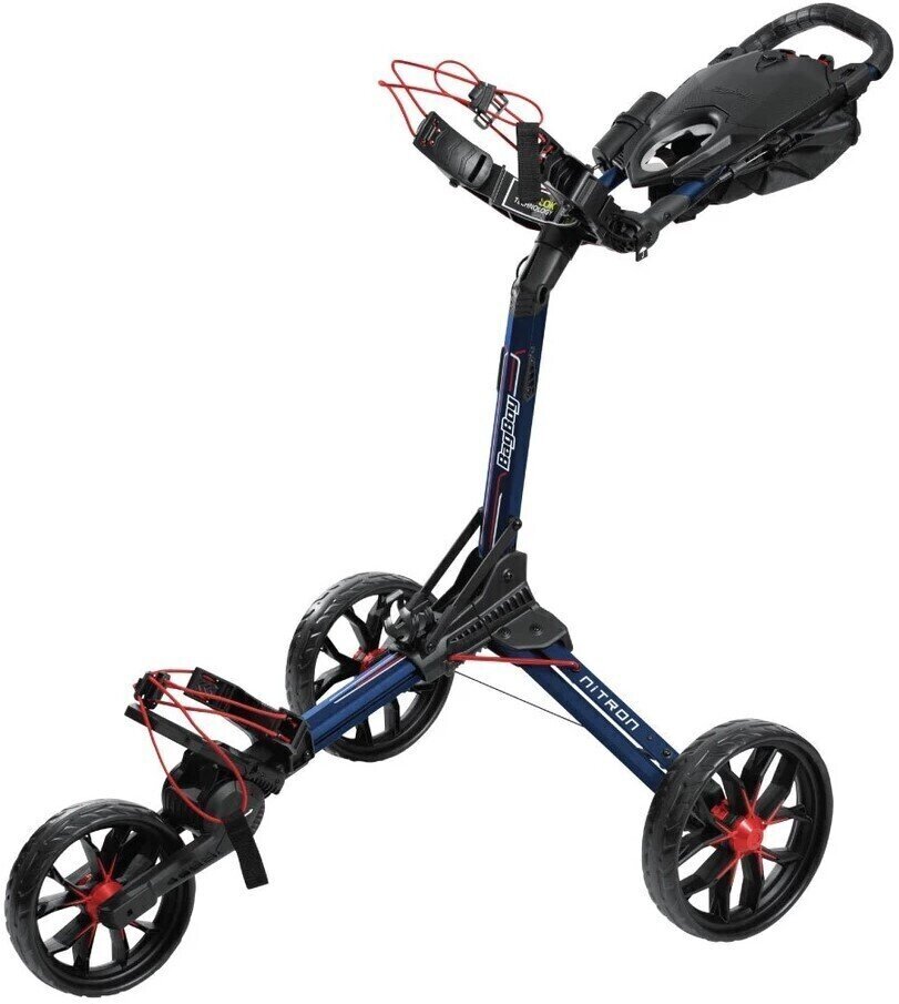 Ročni voziček za golf BagBoy Nitron Navy/Red Ročni voziček za golf
