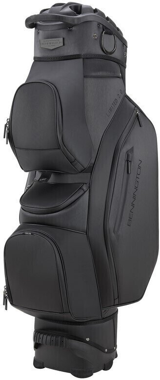 Cart Bag Bennington Limited QO 14 Water Resistant Black Cart Bag