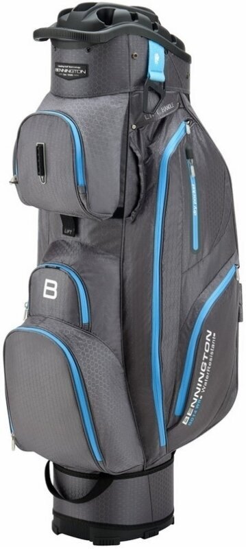 Golfbag Bennington QO 14 Water Resistant Canon Grey/Cobalt Golfbag