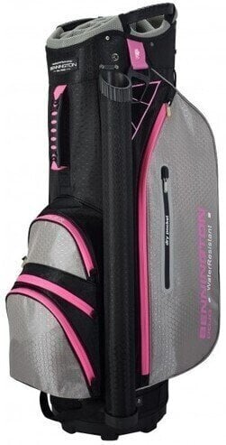 Чантa за голф Bennington Dojo 14 Water Resistant Black/Grey/Pink Чантa за голф