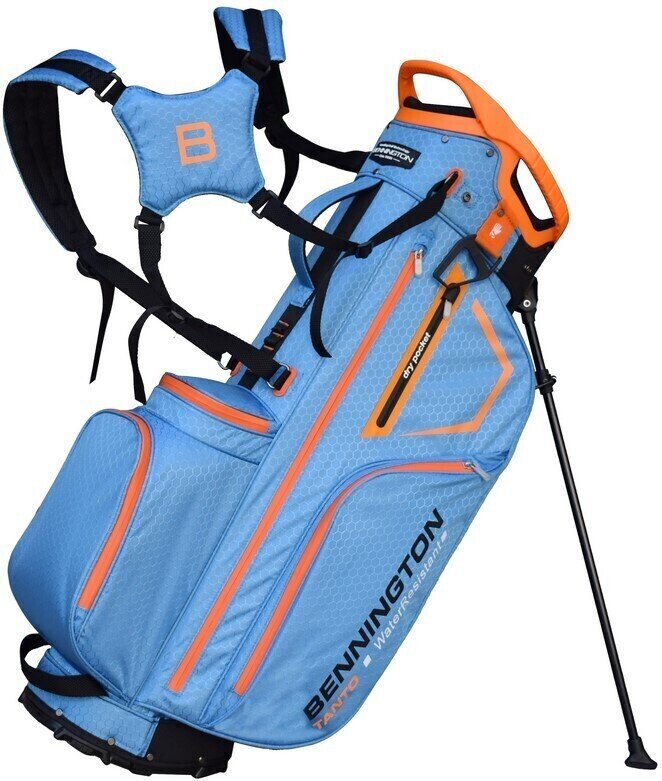 Golfbag Bennington Tanto 14 Water Resistant Cobalt/Orange Golfbag